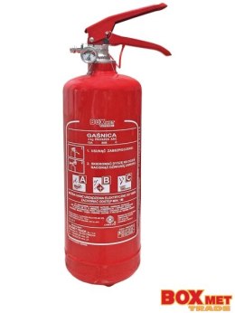 GAŚNICA PROSZKOWA 2 KG BX-GP-2XABC