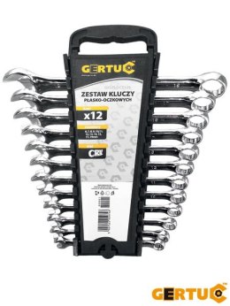 ZESTAW KLUCZY PŁASKO-OCZKOWYCH GKLPLOCZ12S