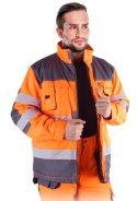 KURTKA ROBOCZA LH-FMNWX-J OCIEPLANA FORMEN KURTKA OSTRZEGAWCZA DLA DROGOWCÓW NA BUDOWĘ KURTKA ROBOCZA LH-FMNWX-J OCIEPLANA FORMEN KURTKA OSTRZEGAWCZA DLA DROGOWCÓW NA BUDOWĘ