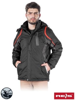 REIS WOLFRAM kurtka robocza ocieplana sportowa czarna