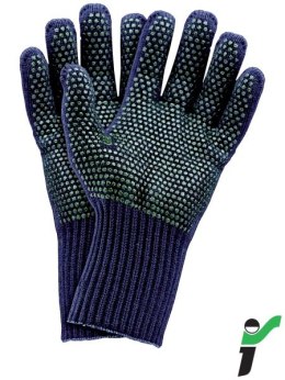 RĘKAWICE OCHRONNE RJ-AKWEV Z NAKROPIENIEM PCV Z AKRYLU I WEŁNY