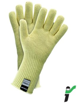RĘKAWICE OCHRONNE RJ-KEVBA Z WŁÓKNA KEVLAR I BAWEŁNY
