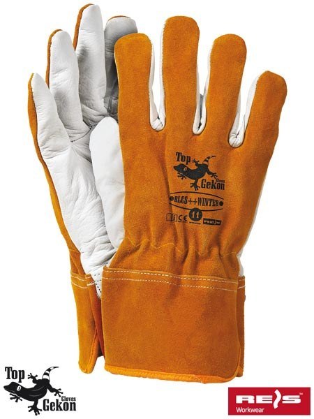 Reis RLCS++WINTER rękawice robocze ocieplane ze skóry bydlęcej Reis RLCS++WINTER rękawice robocze ocieplane ze skóry bydlęcej
