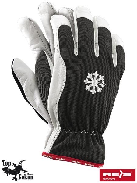 Reis RLWARMER rękawice robocze ocieplane wzamcniane skórą kozią Reis RLWARMER rękawice robocze ocieplane wzamcniane skórą kozią