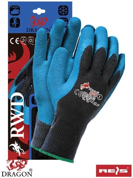 Reis RWD rękawice robocze ocieplane powlekane gumą lateksem Winter Drgaon Reis RWD rękawice robocze ocieplane powlekane gumą lateksem Winter Drgaon