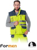 Leber&Hollman LH-FMNX-V Formen kamizelka robocza ocieplana odblaskowa ostrzegawcza