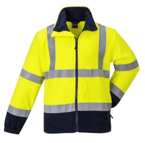 Bluza robocza polarowa trudnopalna antyelektrostatyczna ostrzegawcza Portwest FR31 Bluza robocza polarowa trudnopalna antyelektrostatyczna ostrzegawcza Portwest FR31