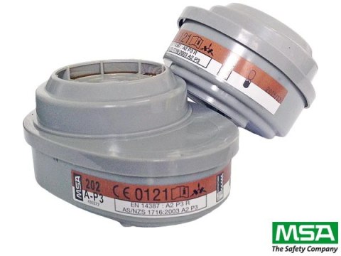 Filtropochłaniacz MSA 202 A-P3 A2P3 MSA-FIPO-A2P3 Filtropochłaniacz MSA 202 A-P3 A2P3 MSA-FIPO-A2P3