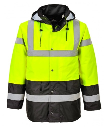 DWUKOLOROWA KURTKA ROBOCZA OSTRZEGAWCZA OCIEPLANA PRZECIWDESZCZOWA S466 TRAFFIC PORTWEST DWUKOLOROWA KURTKA ROBOCZA OSTRZEGAWCZA OCIEPLANA PRZECIWDESZCZOWA S466 TRAFFIC PORTWEST