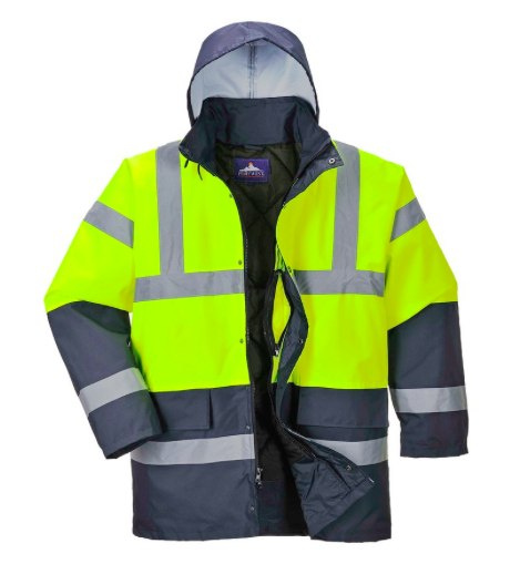 Zimowa kurtka robocza przeciwdeszczowa ostrzegawcza Portwest Traffic S466 Zimowa kurtka robocza przeciwdeszczowa ostrzegawcza Portwest Traffic S466