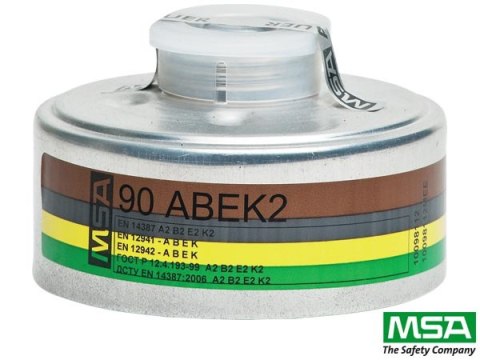 Pochłaniacz MSA 90 ABEK2 MSA-PO-A2B2E2K2 typu A2B2E2K2 Pochłaniacz MSA 90 ABEK2 MSA-PO-A2B2E2K2 typu A2B2E2K2