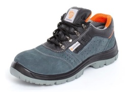 Procera Graf półbuty robocze zamszowe S1 z metalowym podnoskiem