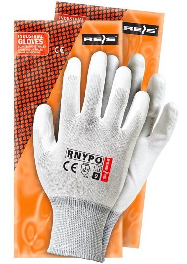 RĘKAWICE OCHRONNE POWLEKANE PU RNYPO BIAŁE RĘKAWICE OCHRONNE POWLEKANE PU RNYPO BIAŁE