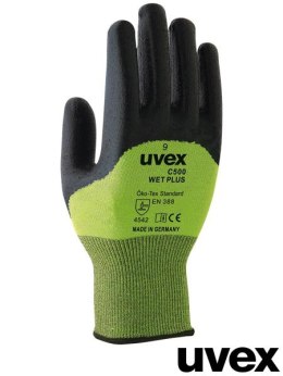 RĘKAWICE OCHRONNE UVEX ANTYPRZECIĘCIOWE UVEX KAT.5 RUVEX-C500WET