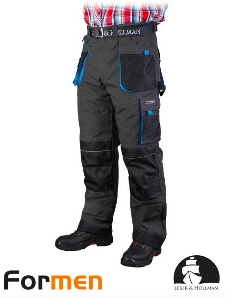 spodnie robocze do pasa ocieplane LH-FMNW-T Leber&Hollman szaro-czarne spodnie robocze do pasa ocieplane LH-FMNW-T Leber&Hollman szaro-czarne