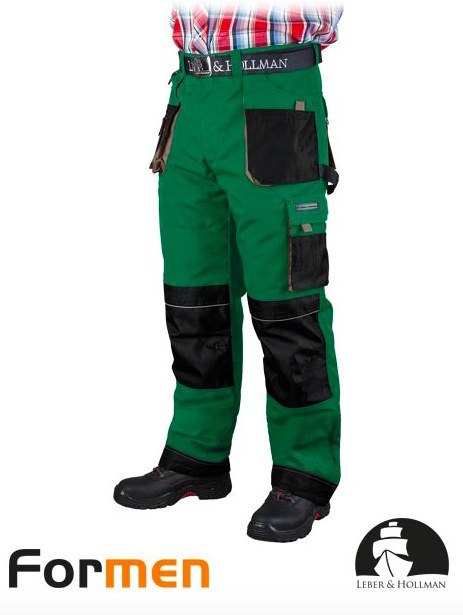 spodnie robocze do pasa ocieplane LH-FMNW-T Leber&Hollman zielono-czarne spodnie robocze do pasa ocieplane LH-FMNW-T Leber&Hollman zielono-czarne