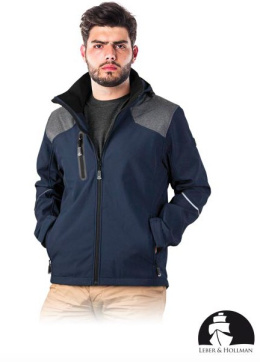 kurtka softshell granatowa robocza do pracy sportowy krój