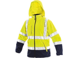 Kurtka ostrzegawcza do pracy typu softshell CXS Canis Derby