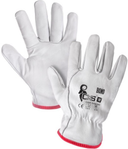 RĘKAWICE ROBOCZE SKÓRZANE BONO CXS CANIS SKÓRA LICOWA