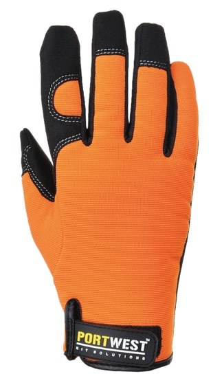 Elastyczne rękawice robocze Portwest General Utility A700 Portwest pomarańczowe Elastyczne rękawice robocze Portwest General Utility A700 Portwest pomarańczowe