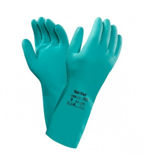 RĘKAWICE ROBOCZE SOL-VEX 37-676 ANSELL KWASOODPORNE