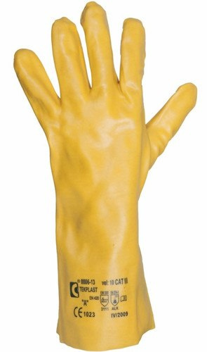 CXS CANIS TEKPLAST rękawice ochronne kwasoodporne powłoka PCV CXS CANIS TEKPLAST rękawice ochronne kwasoodporne powłoka PCV