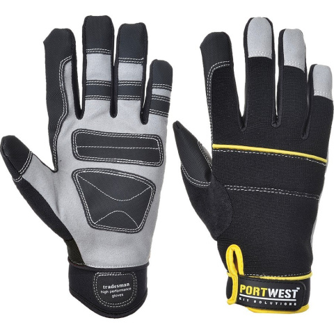 RĘKAWICE ROBOCZE OCHRONNE TRADESMAN A710 PORTWEST CZARNE RĘKAWICE ROBOCZE OCHRONNE TRADESMAN A710 PORTWEST CZARNE