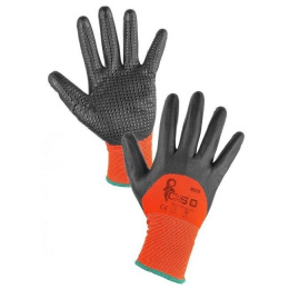 RĘKAWICE ROBOCZE POWLEKANE NITRYLEM MISTI CXS CANIS NA MAGAZYN DO SERWISU DO SMARÓW I OLEJU