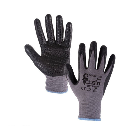 RĘKAWICE ROBOCZE POWLEKANE NITRYLEM NAPA CXS CANIS DODATKOWE NAKROPIENIE PCV IDEALNE NA MAGAZYN DO TRANSPORTU SERWISU DO SMARÓW RĘKAWICE ROBOCZE POWLEKANE NITRYLEM NAPA CXS CANIS DODATKOWE NAKROPIENIE PCV IDEALNE NA MAGAZYN DO TRANSPORTU SERWISU DO SMARÓW