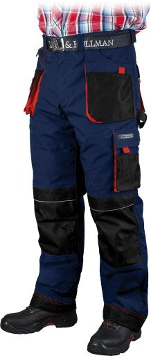 wytrzymałe spodnie robocze do pasa mocne z kieszeniami i wzmocnieniami na kolanach sklep bhp