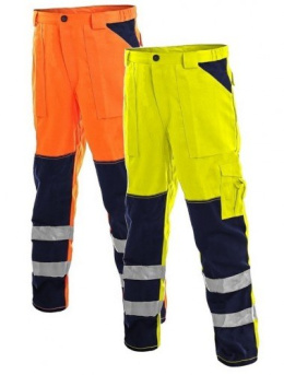 CXS Canis Norwich spodnie robocze do pasa odblaskowe 1112  002 155 00 żółte
