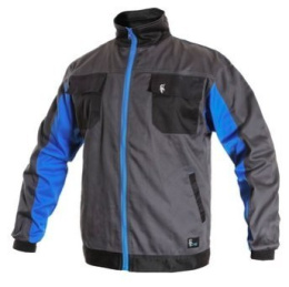 BLUZA ROBOCZA CXS PHOENIX PERSEUS CXS Z NIEBIESKIMI WSTAWKAMI 1010 016 706 00 CANIS NIEBIESKA