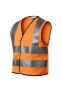 KAMIZELKA OSTRZEGAWCZA DZIECIĘCA HV BRIGHT 9V4 POMARAŃCZOWA KAMIZELKA OSTRZEGAWCZA DZIECIĘCA HV BRIGHT 9V4 POMARAŃCZOWA