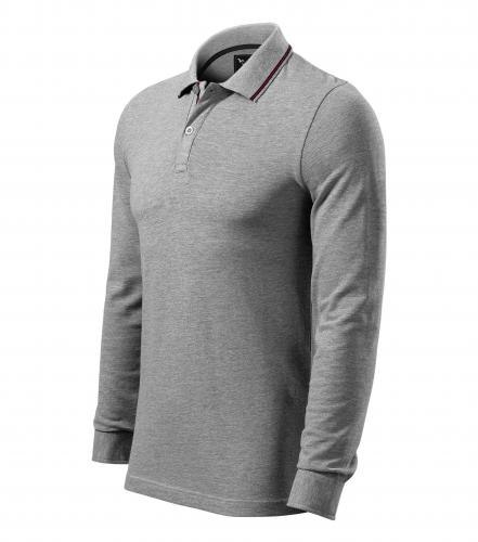 KOSZULKA POLO MĘSKA 200G STRETCH CONTRAST STRIPE LS 258 KOSZULKA POLO MĘSKA 200G STRETCH CONTRAST STRIPE LS 258