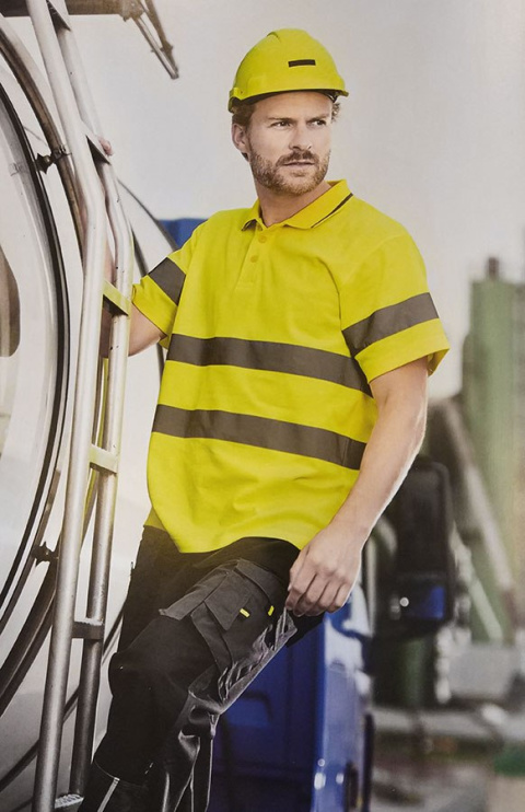 KOSZULKA POLO OSTRZEGAWCZA HV RUNWAY 2V9