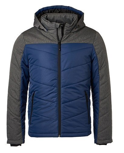 KURTKA OCIEPLANA SPORTOWA WODOODPORNA WIATROODPORNA MODNA DWUKOLOROWA Z KAPTUREM CZERWONA