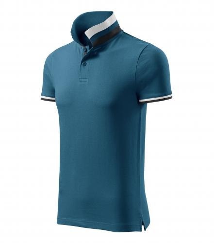 MODNA KOSZULKA POLO MĘSKA STYLOWA COLLAR UP 256 MODNA KOSZULKA POLO MĘSKA STYLOWA COLLAR UP 256