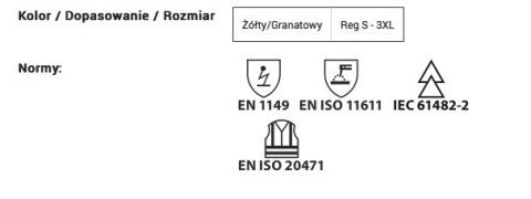 SPODNIE ROBOCZE OGRODNICZKI TRUDNOPALNE OSTRZEGAWCZE ESD DLA SPAWACZA FR63 MULTI-NORM PORTWEST SPODNIE ROBOCZE OGRODNICZKI TRUDNOPALNE OSTRZEGAWCZE ESD DLA SPAWACZA FR63 MULTI-NORM PORTWEST