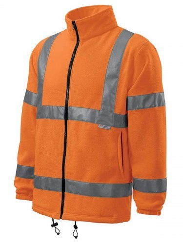 POLAR OSTRZEGAWCZY Z PASAMI OSTRZEGAWCZYMI 280G HV FLEECE JACKET 5V1 POMARAŃCZOWY POLAR OSTRZEGAWCZY Z PASAMI OSTRZEGAWCZYMI 280G HV FLEECE JACKET 5V1 POMARAŃCZOWY