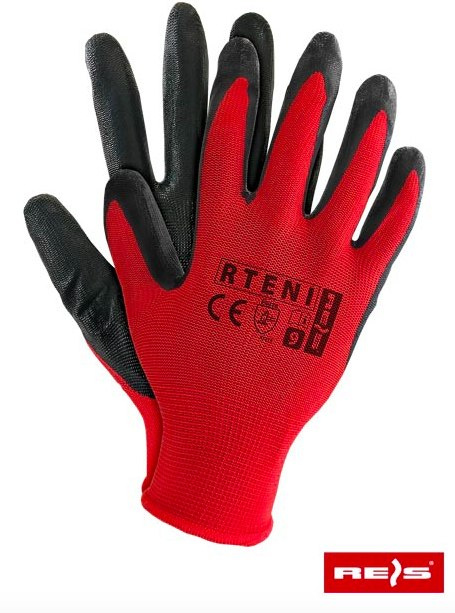 RĘKAWICE ROBOCZE  POWLEKANE NITRYLEM RTENI REIS TANIE NA MAGAZYN DO SERWISU DO SMARÓW I OLEJU CZERWONE RĘKAWICE ROBOCZE  POWLEKANE NITRYLEM RTENI REIS TANIE NA MAGAZYN DO SERWISU DO SMARÓW I OLEJU CZERWONE