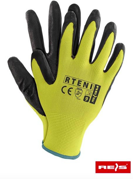 RĘKAWICE ROBOCZE  POWLEKANE NITRYLEM RTENI REIS TANIE NA MAGAZYN DO SERWISU DO SMARÓW I OLEJU ŻÓŁTE RĘKAWICE ROBOCZE  POWLEKANE NITRYLEM RTENI REIS TANIE NA MAGAZYN DO SERWISU DO SMARÓW I OLEJU ŻÓŁTE