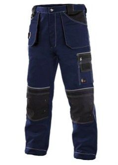 SPODNIE ROBOCZE DO PASA CXS ORION TEODOR CANIS KHAKI ze wzmocnieniami na budowę