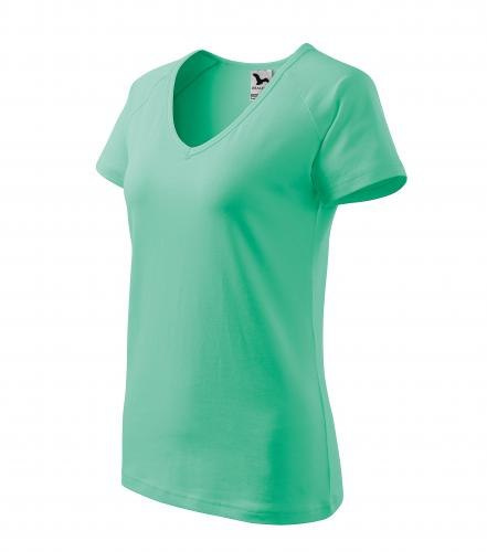 KOSZULKA DAMSKA DREAM 128 V-NECK ELASTYCZNA STRECH