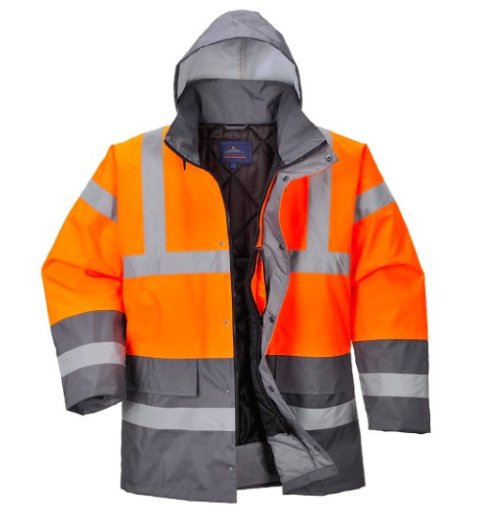 Zimowa kurtka ostrzegawcza przeciwdeszczowa Portwest S467 Traffic Zimowa kurtka ostrzegawcza przeciwdeszczowa Portwest S467 Traffic
