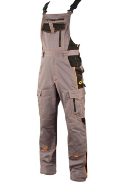 Ardon Vision H9108 spodnie robocze ogrodniczki szare monterskie