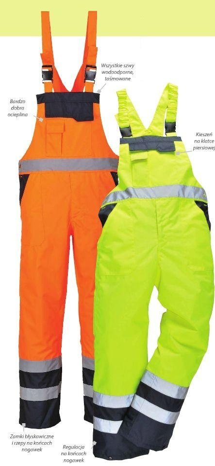 SPODNIE ROBOCZE OGRODNICZKI OCIEPLANE OSTRZEGAWCZE WODOODPORNE DWUKOLOROWE S489 PORTWEST SPODNIE ROBOCZE OGRODNICZKI OCIEPLANE OSTRZEGAWCZE WODOODPORNE DWUKOLOROWE S489 PORTWEST