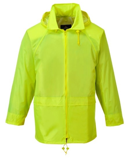 Lekka kurtka robocza przeciwdeszczowa żółta Portwest S440 Lekka kurtka robocza przeciwdeszczowa żółta Portwest S440