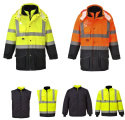 KURTKA ROBOCZA OSTRZEGAWCZA OCIEPLANA WODOODPORNA 7W1 TRAFFIC S426 PORTWEST KURTKA ROBOCZA OSTRZEGAWCZA OCIEPLANA WODOODPORNA 7W1 TRAFFIC S426 PORTWEST