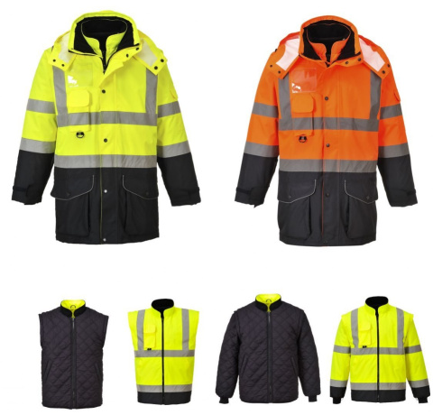 KURTKA ROBOCZA OSTRZEGAWCZA OCIEPLANA WODOODPORNA 7W1 TRAFFIC S426 PORTWEST KURTKA ROBOCZA OSTRZEGAWCZA OCIEPLANA WODOODPORNA 7W1 TRAFFIC S426 PORTWEST