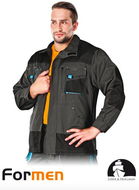 BLUZA ROBOCZA LH FMN FORMEN MONTERSKA BUDOWLANA SZARO-NIEBIESKA BLUZA ROBOCZA LH FMN FORMEN MONTERSKA BUDOWLANA SZARO-NIEBIESKA
